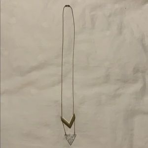 Gold pendant necklace